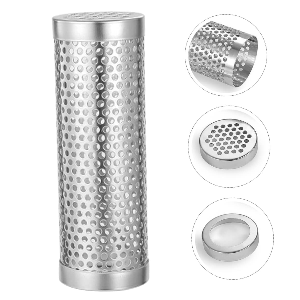 Mipcase 3pezzi Tubo per Affumicatura Acciaio Inossidabile Utensile Pratico per Barbecue Resistente e Facile da Pulire per Uso Quotidiano e Grigliate all Aperto