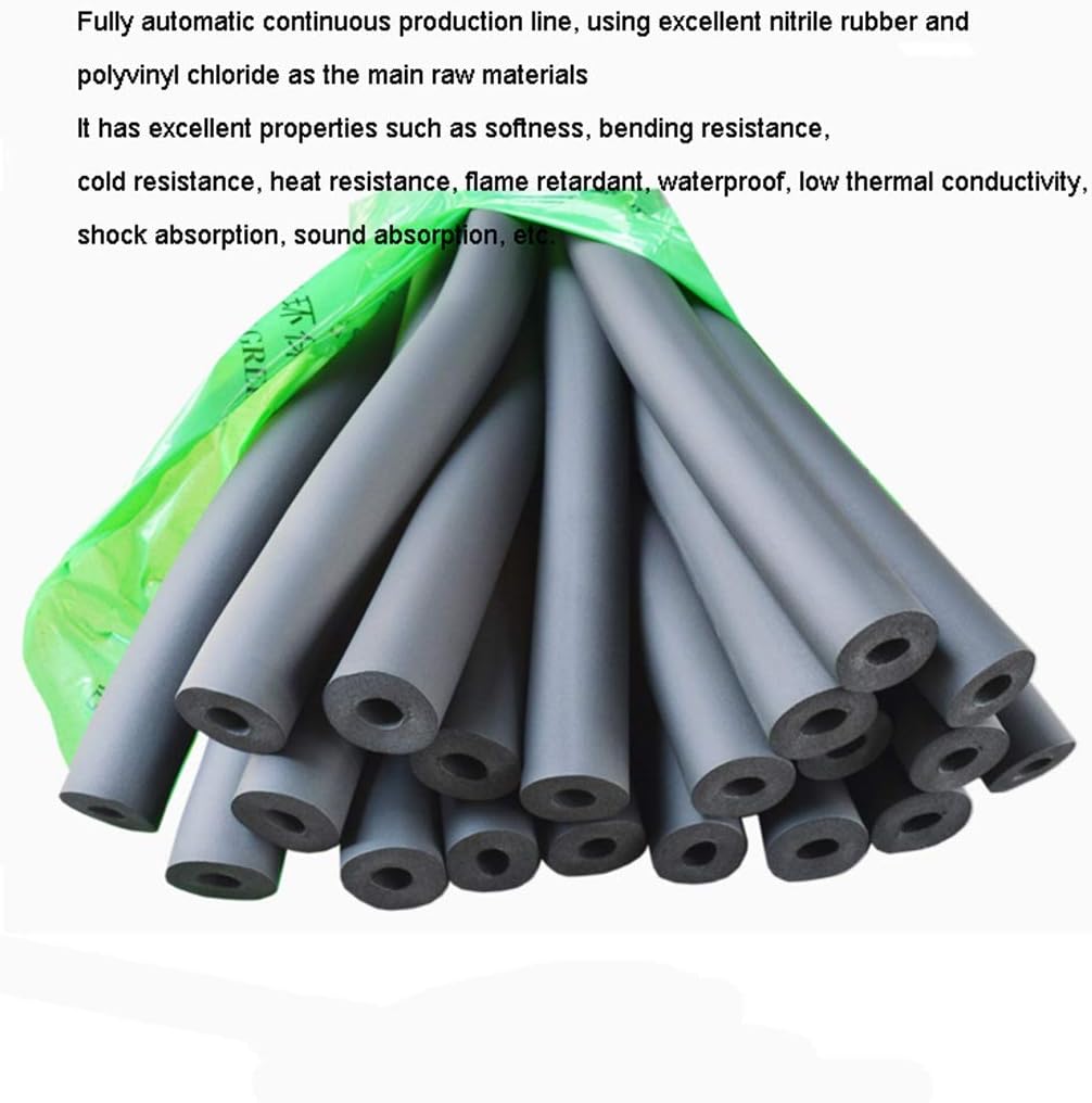 Foam Insulation Lagging 15-20mm Wall Thick Thickness Foam Protection Wrap Pipe Insulation Foam Pack of 10 Foam Grip Tubing (Color : 48x20mm) (43x20mm)