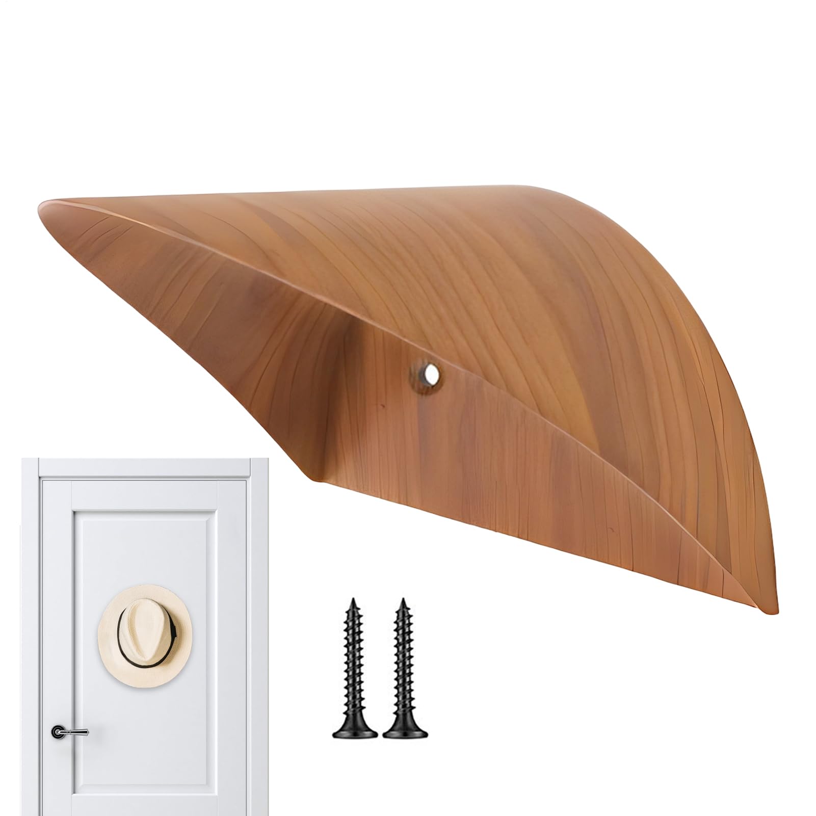 Organizador de gorras de madera para el vehículo recreativo y garaje ordenado