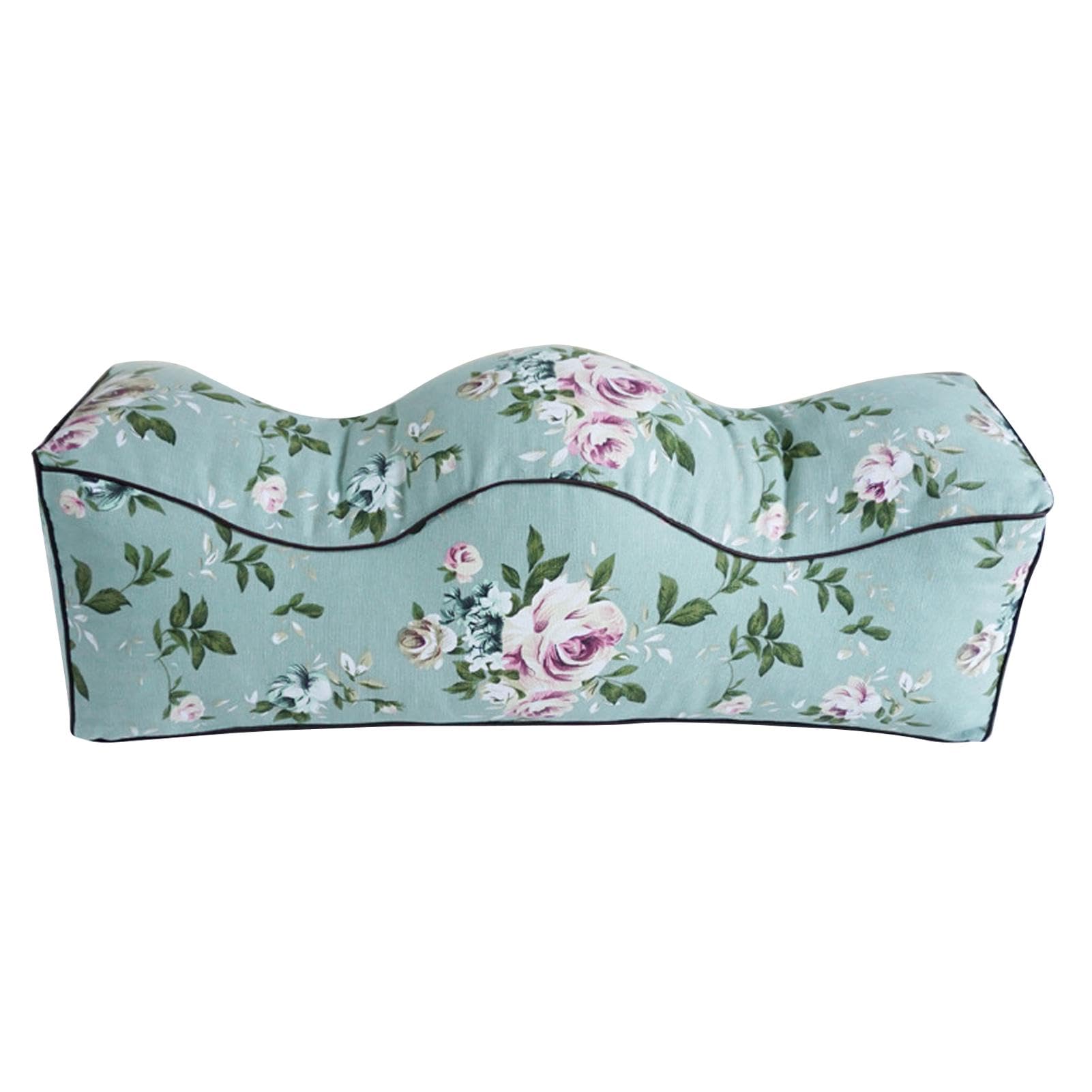 Cojín elevador de piernas para apoyo de circulación, cómoda almohada para elevación y reposapiés, almohada compacta de poliéster para uso doméstico