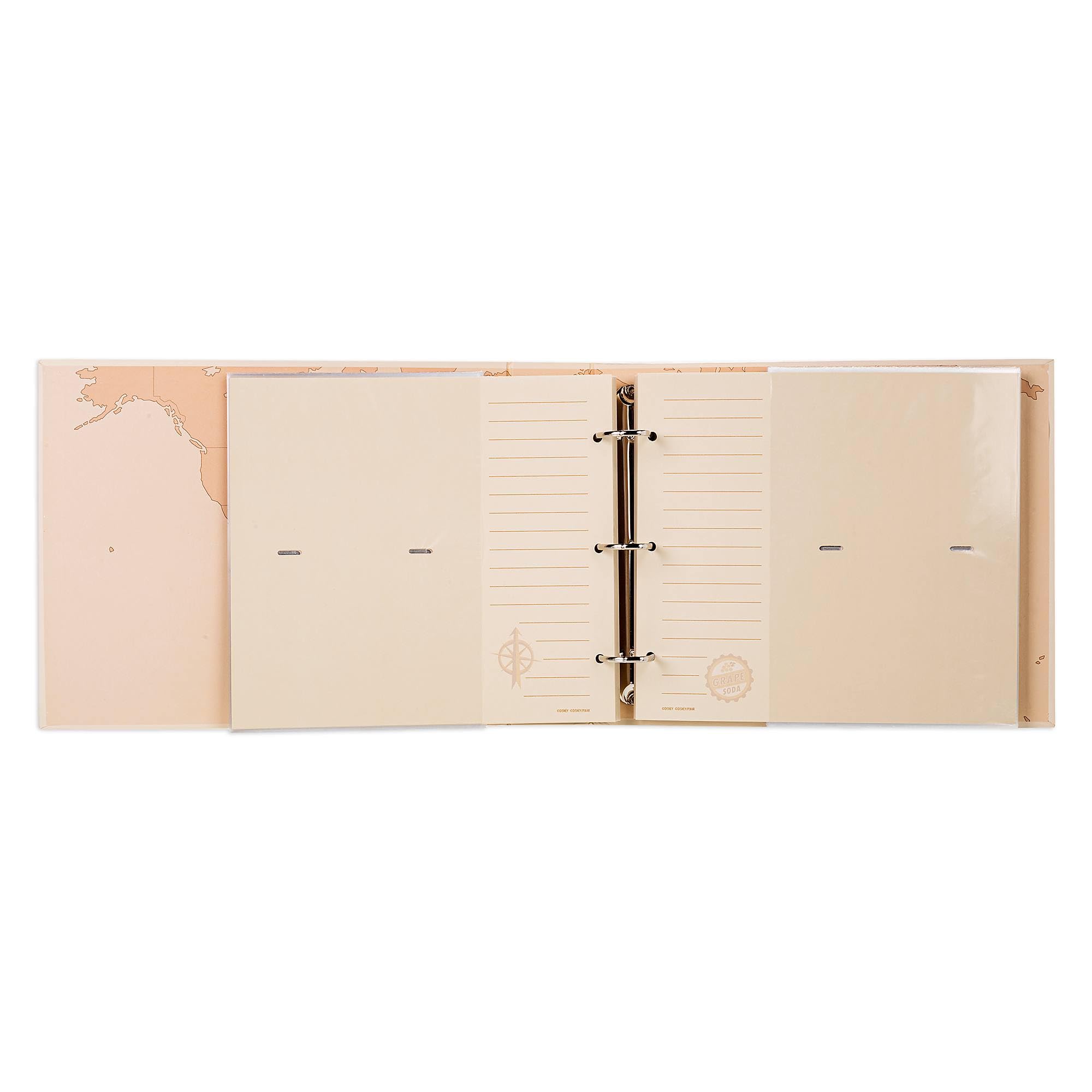 Disney Store Official Album Fotografico di Carl e Ellie, Up, H 23,5 x L 30 cm, quaderno ad Anelli, può Contenere 50 Fogli / 100 Foto