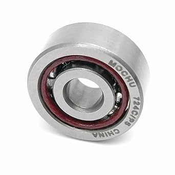 MOCHU 724 724C/P5 4x13x5 Angular Contact Ball Bearing, ABEC-5, 15 Contact Angle, Metric, 4mm ID, 13mm OD, 5mm Width, Single Row, Open