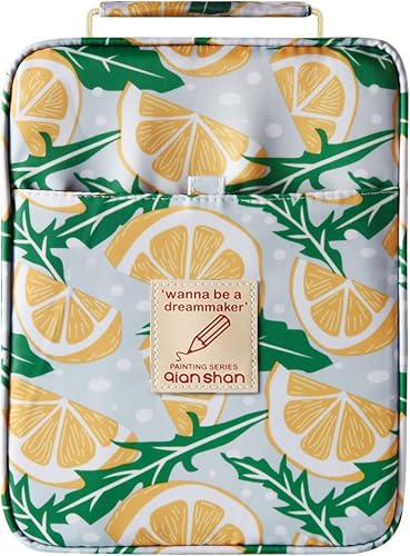 qianshan Ranura para estuche para lápices, capacidad para 202 lápices de colores o 136 bolígrafos de gel con cierre de cremallera, organizador de