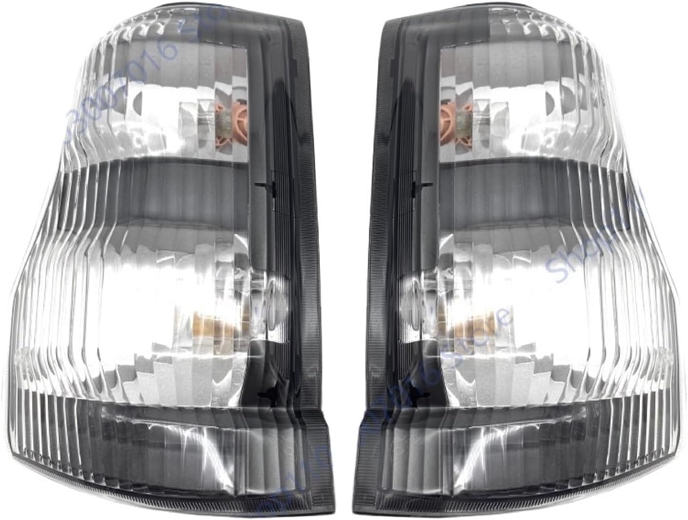 Car Headlight Turn Signal Compatible with Isuzu 600P Truck Front Bumper Corner Wide Light Turn Signal 8-98010891-0 8-98010892-0 Accessories(Left and Right)