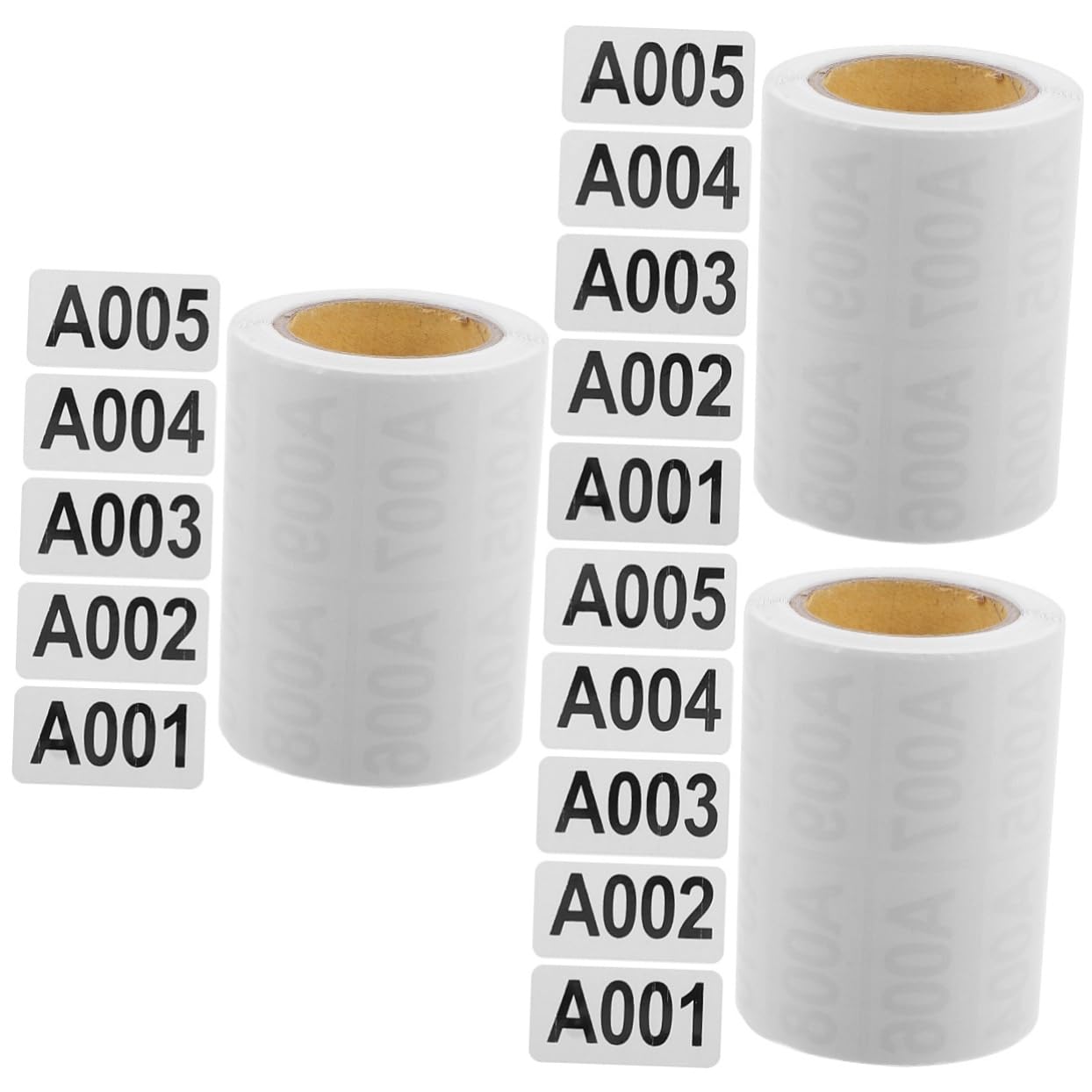 ULTECHNOVO 3rotoli Etichette Numerate Adesive Per Gestione Inventario Adesivi Resistenti Per Etichettatura Contenitori e Scatole