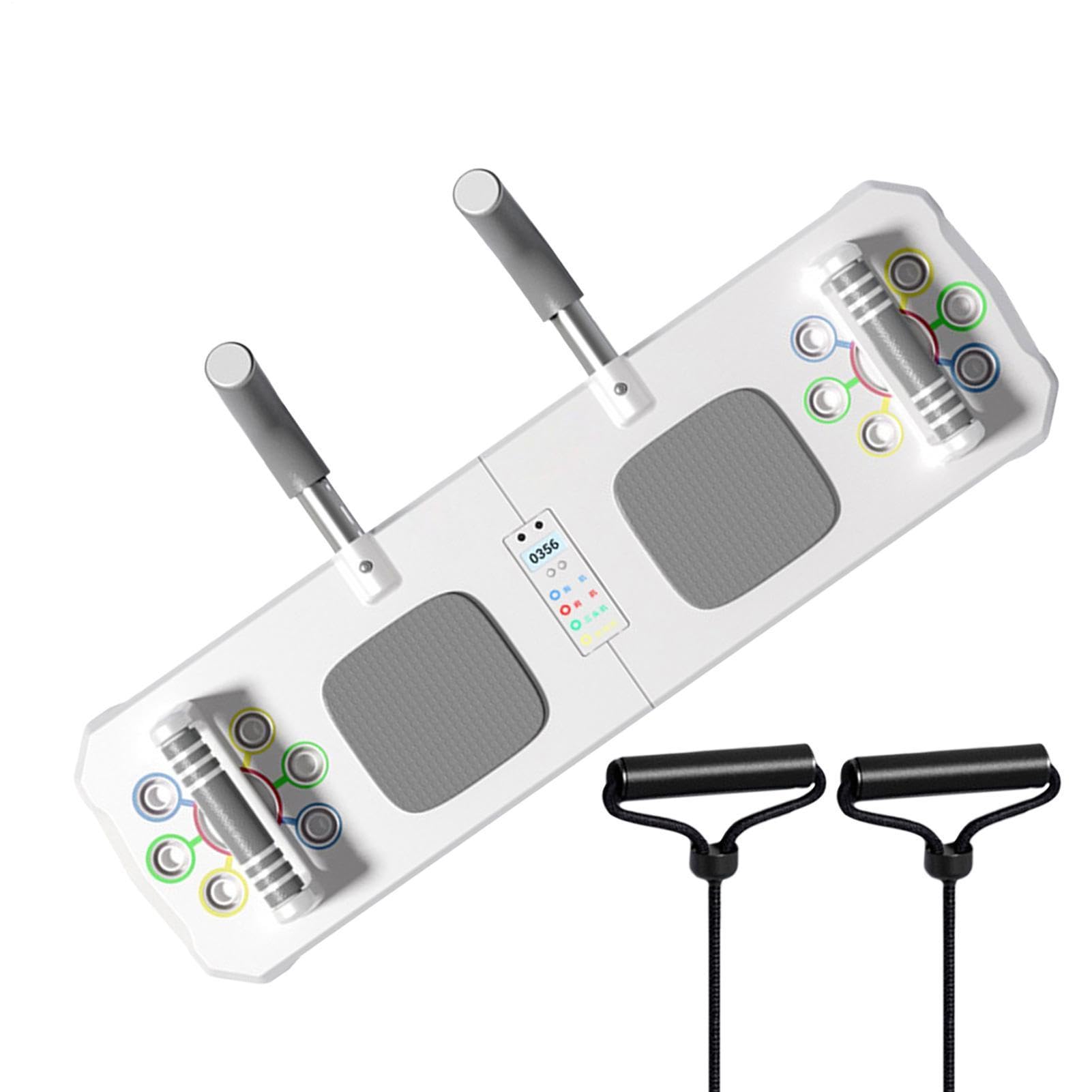 Liegestützbrett für Männer – Muskel-Pushup-Board mit Timer, verstellbar, multifunktional, mit rutschfestem Griff und Pad, professionelles Fitness-Pad für Männer und Frauen