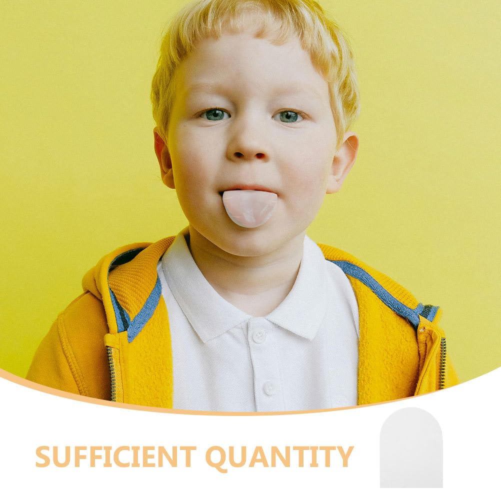 120pcs Tongue Protector: Taste-Proof Protector For Medicine - Disposable Non-Bitter Plastic Tongue Cover Sleeve For Medicine