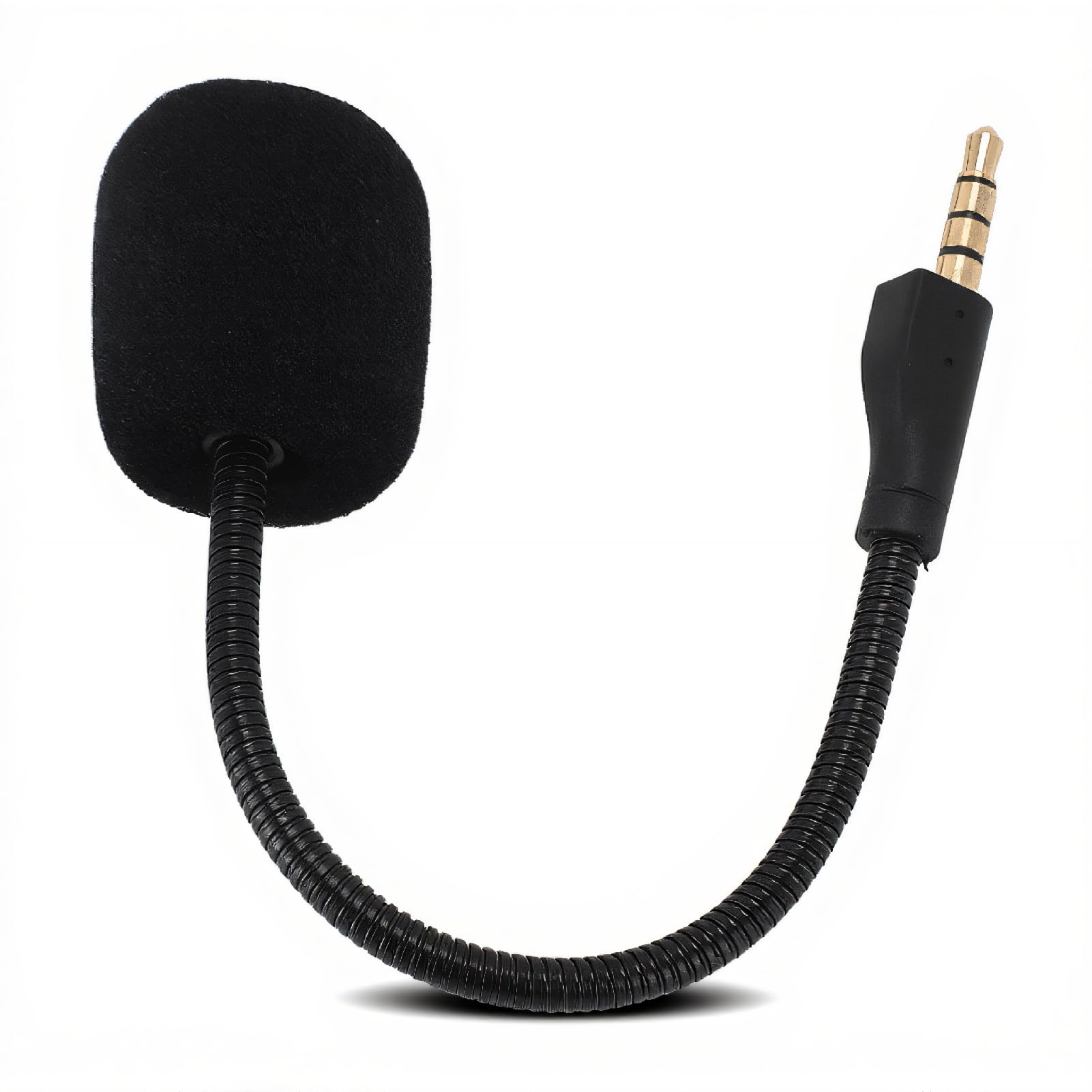 Micrófono de Juego de Repuesto para 1, Micrófono de Juego con Cancelación de Ruido Desmontable, Micrófono de Auriculares para Juegos Flexible con Espuma, Plug