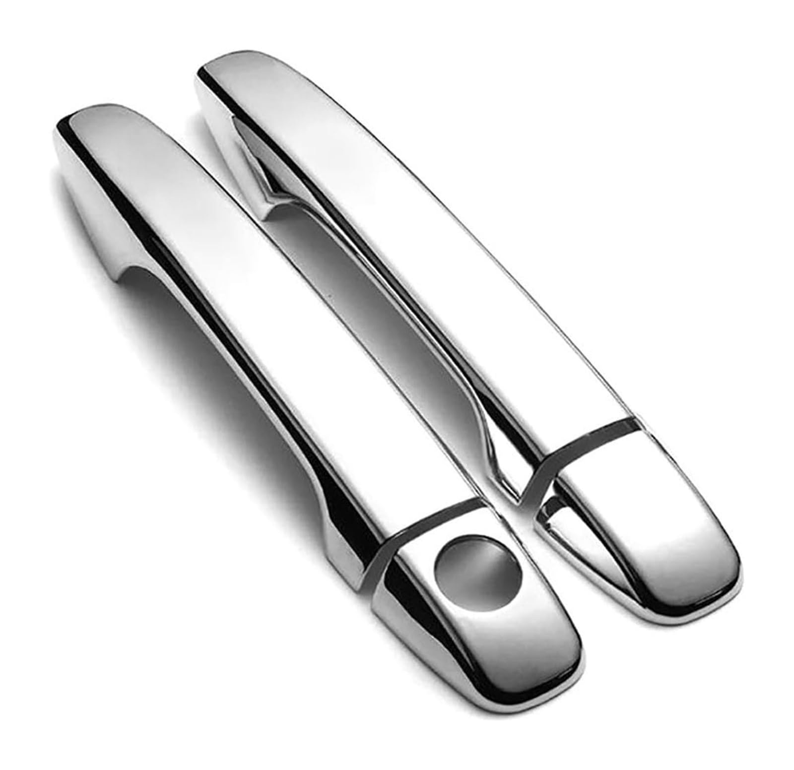 YSBVBLRMRV Car Outside Door Handle Cap for Prius for 30 Series 2009-2015 Single Hole Door Handle Bowl Anti-Scratch Modification Accessories Car Guard Protector(2 Doors Electroplated)