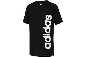 Boys' Short Sleeve Cotton Jersey Logo T-Shirt Tee