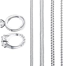 Lampostick Invisible Transparent for Loose Rings Clear Plastic Wide Thin Band Resizing Ring Mandrel Making Jewelry Guard Reusable Sizer Measuring Different Tool Women and Men (Silver)