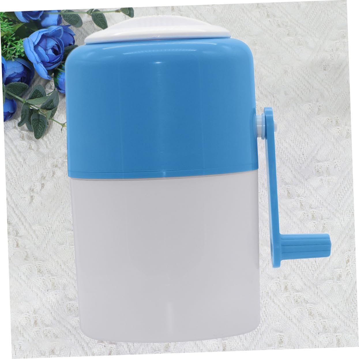 Balacoo Household Manual Ice Shaver Machine Compact Mini Ice Crusher for Smoothies Durable Kitchen Tool for Adults Easy and Quick for Home Use