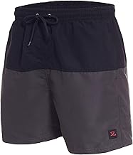 Zagano Swimming Trunks, Men's Swimming Shorts, Board Shorts for Men with Drawstring, Swimming Trunks, Sports Trousers, Shorts XXXL Black, Made in EU