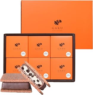 GAKUチョコレートサンド【ラムレーズン】6個入 スイーツギフト スイーツ ギフト チョコレートサンド 洋菓子 チョコ プレゼント 高級 人気 おしゃれ