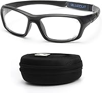 BlueCut Photochromic Sports Goggles - Anti-Fog Safety Glasses for Basketball Pickleball Tennis Cycling Adult Protection