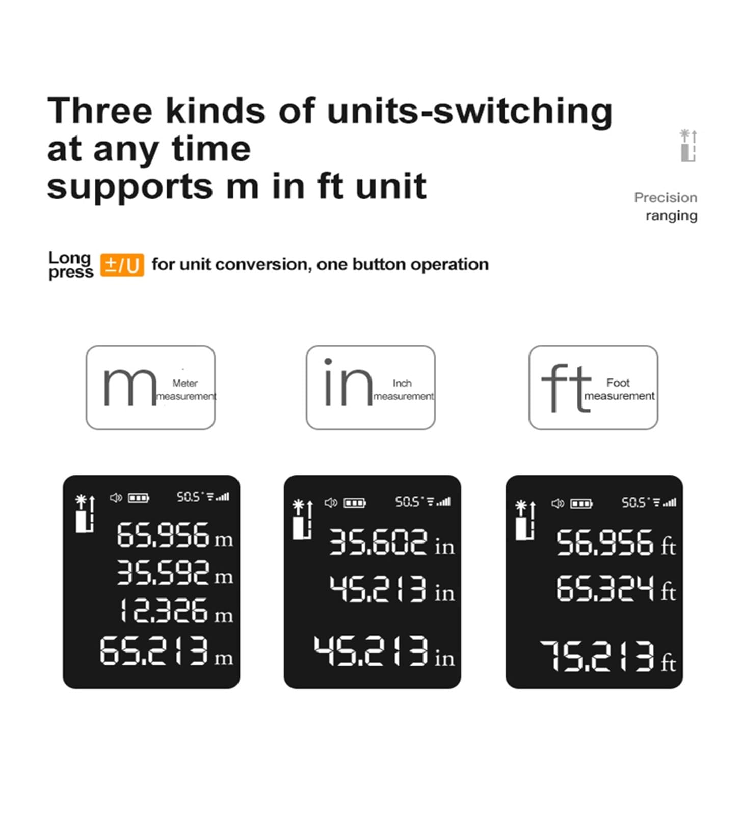 Mini misuratore di distanza 40m 60m telemetro digitale strumenti misurazione della lunghezza angolo nastro roulette elettronica Precisione Flessibilità Misurazione