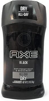 AXE Black Antiperspirant Deodorants Stick, 2.7 Oz Pack of 2
