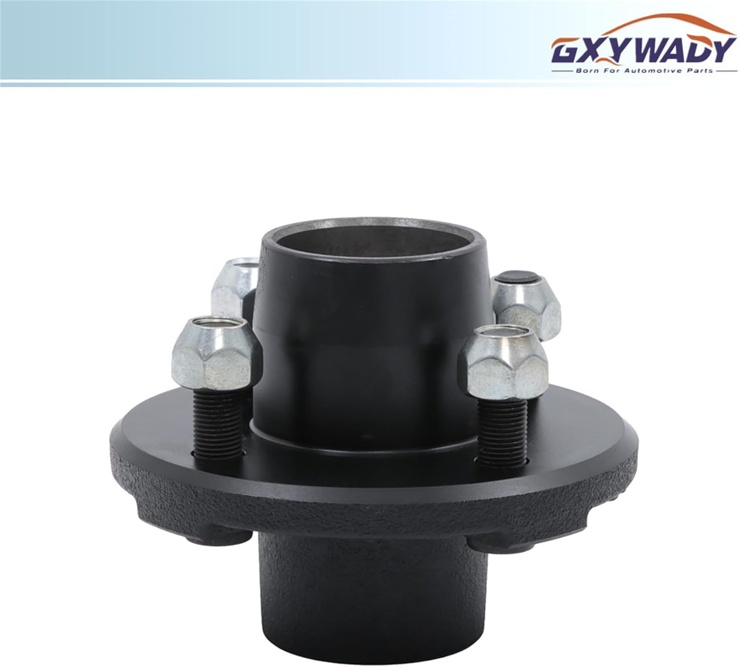 GXYWADY 4 on 4 Inch Trailer Hub with Trailer Bearing Kit Replacement for 2000 lbs. 1.0625 Inch Spindle