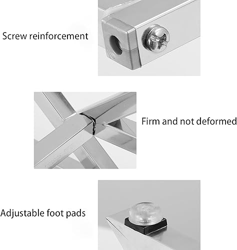 Miniatura 5 de Bandeja para servir condimentos de dos capas, 8 recipientes de condimentos de acero inoxidable con tapas y cucharones, juego de recipientes de