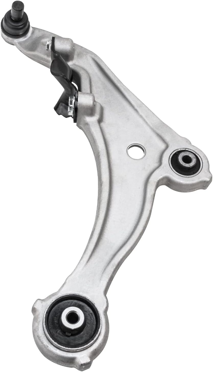 Detroit Axle - Front Left Lower Control Arm for 2009-2014 Nissan Maxima 2010 2011 2012 2013 Driver Side Lower Control Arm w/Ball Joint Assembly Replacement