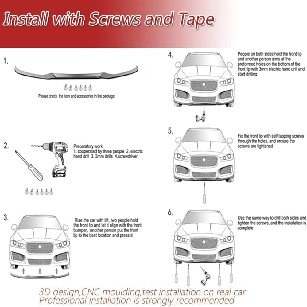 Carbon Fiber Front Bumper Lip for Tesla Model S 2016-2021 Front Chin Spoiler Front Lip Spoiler Factory Outlet