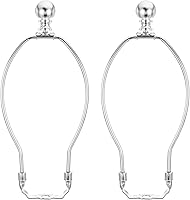 Vista 9 de PATIKIL Kit de arpa de lámpara de 6.5 pulgadas con remate, 2 juegos de soporte de sombra desmontable, accesorios de iluminación de bricolaje