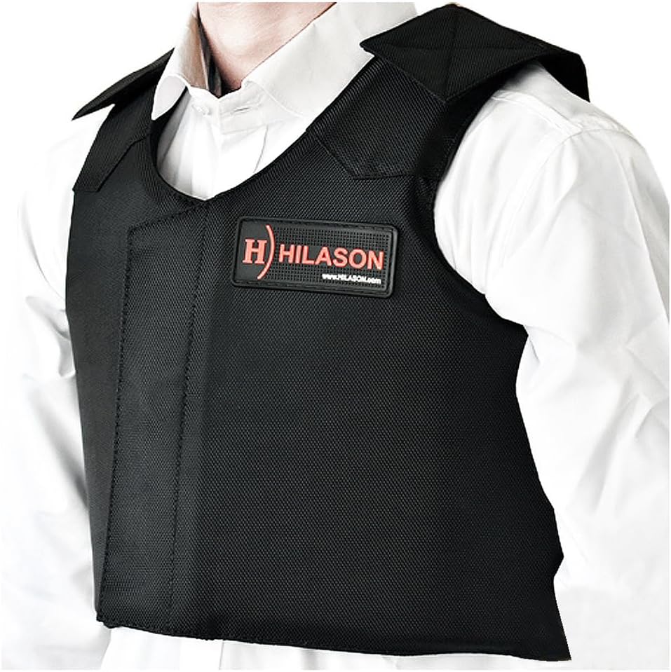 HILASON Bull Riding Vest Kids Junior Youth Black Bull Pro Rodeo Cordura