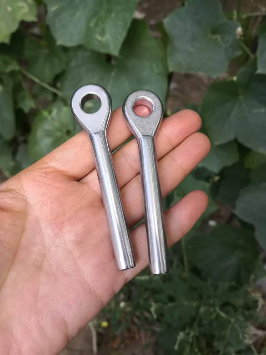 Stainless Steel 316 Marine Eye End for 1/8",5/32",3/16" Diameter Wire Rope,Swage Eye Terminal end Fitting (4 Pack,for 3/16" Diameter Wire Rope) - Image 4