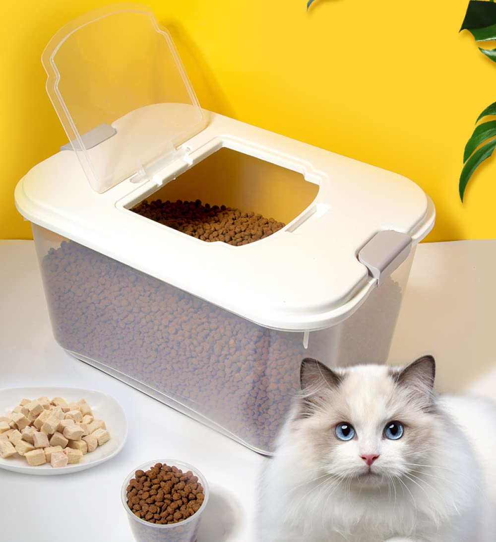Contenitore Sigillato A Prova Di Umidità Per La Conservazione Del Cibo Per Animali Domestici, Barattolo Per La Conservazione Di Snack Per Cani E Gatti.