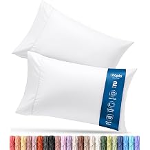 Utopia Bedding King Standard Pillow Cases - 2 Pack - Envelope Closure - Soft Brushed Microfiber Fabric - Shrinkage and Fade Resistant Pillow Covers 20 X 36 Inches King Standard, White