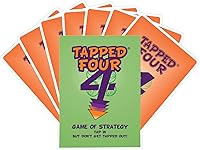 Vista 1 de Tapped Four Original Card Game – Strategic Tabletop Party Game for 2–8 Players – Fast, Competitive, Addictive Gameplay. A Strategic Tabletop Card