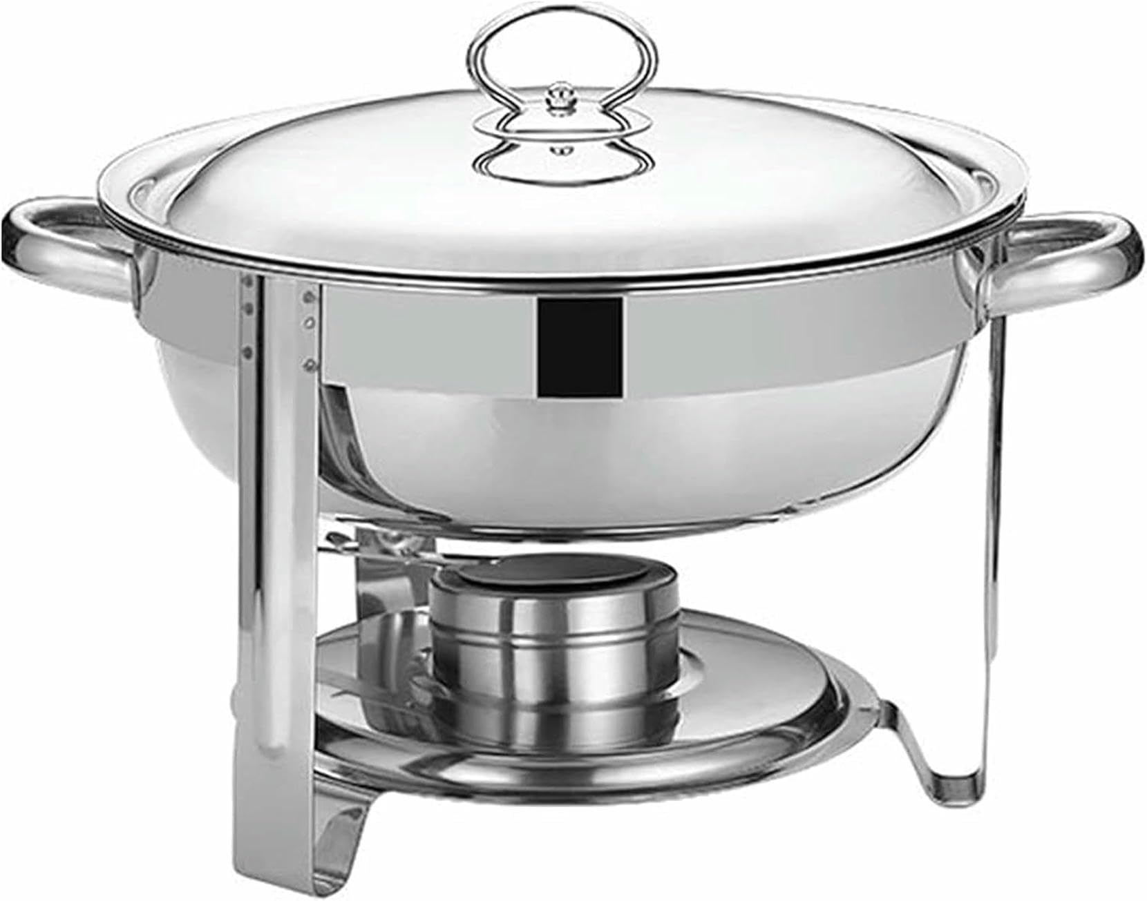 Support en acier solide pour plateau chauffant de buffet de mariage