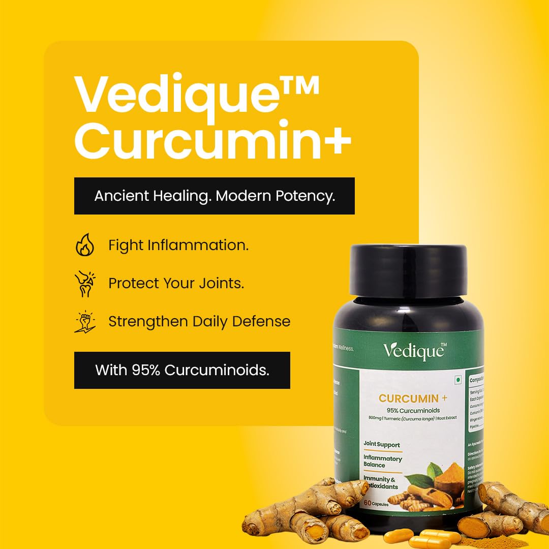 Curcumin Capsules with Piperine and 95% Curcuminoids | 60 N — Amazon image 4