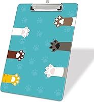 Vista 14 de Portapapeles de plástico A4, lindo portapapeles con clip tamaño carta estándar 9 x 12.5 pulgadas, decorativo para oficina para estudiantes, mujeres