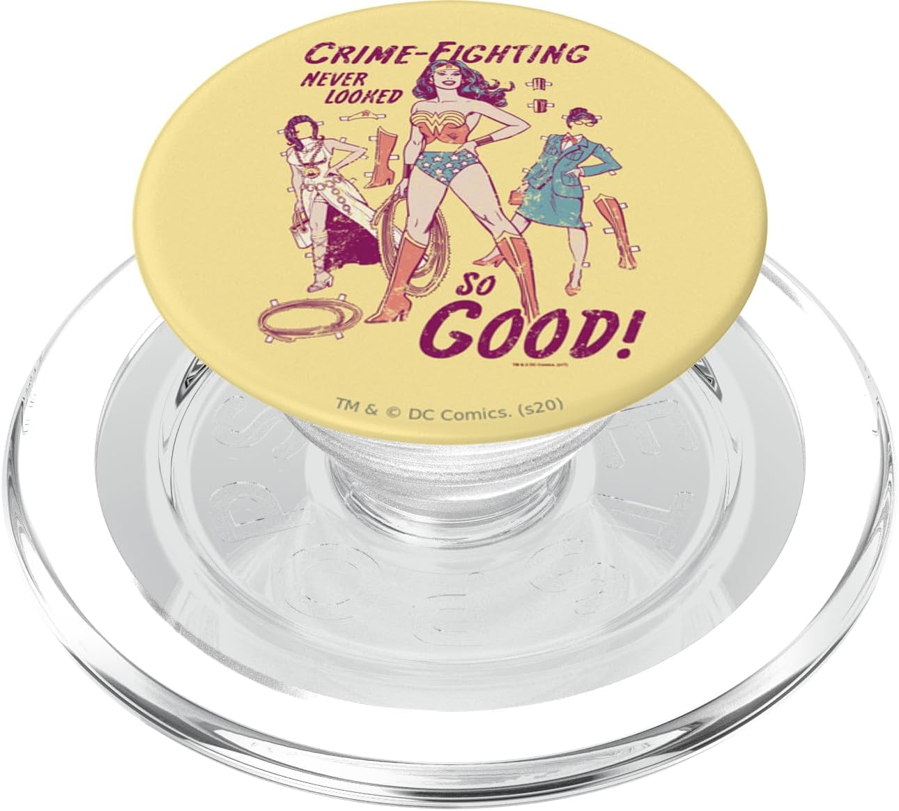 Wonder Woman Paper Doll PopSockets MagSafe PopGrip for iPhone