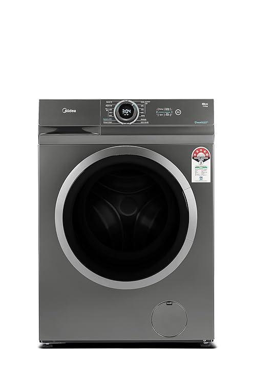 Midea 7 Kg Fully Automatic Front Load Waashing Machine (MF100W70/T-IN ...