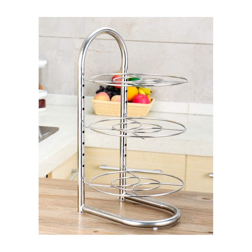 Étagère de cuisine en inox 304 pour ranger vos casseroles 48x25cm