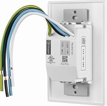 Insignia Wi-Fi Smart In-Wall Light Switch - White - Model