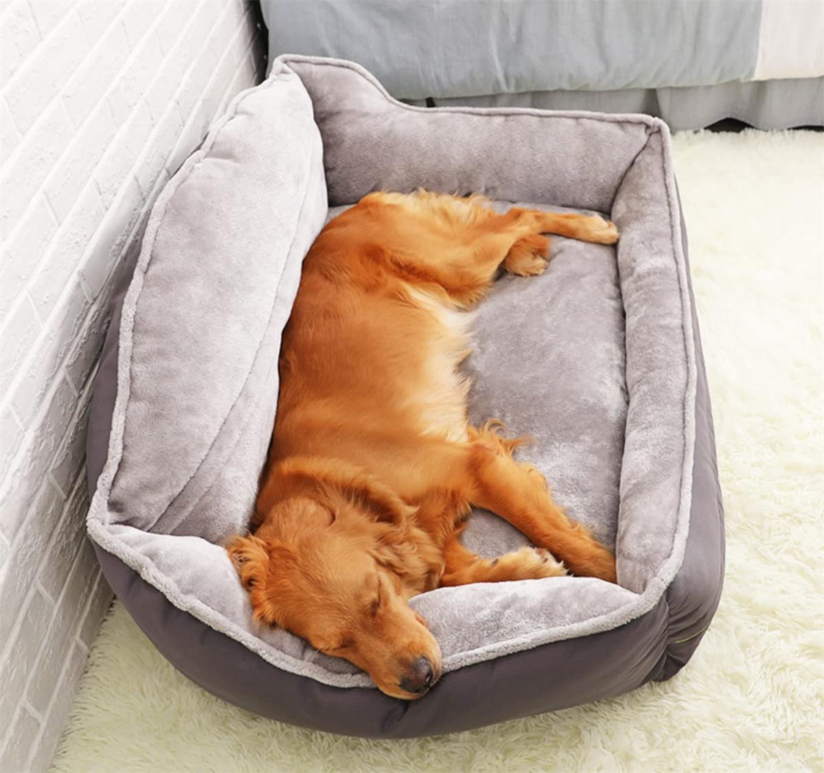 Amazon | 大型犬用ベッド クッション 85*65CM 洗える ペットソファー
