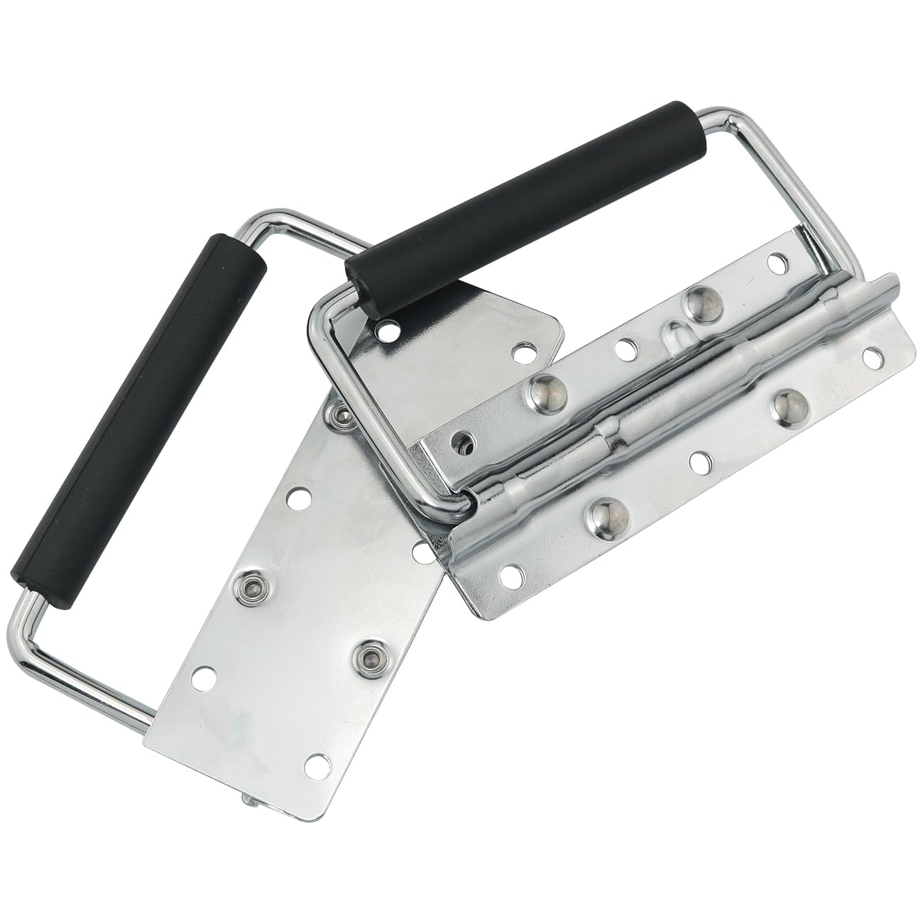 Lot De 2 Poignées à Ressort Inox 304 – Montage Surface – Idéal Boîte à Outils Et Enceintes