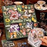 💘Mehrzweck: Schöne Aufkleber mit Qualität und Schönheit, perfekt für Ihre personalisierten Scrapbooks, Handarbeiten, Hochzeits- oder Brautduscheinladungen, handgefertigte Karten, Bullet Junk Journals, Fotoalben, Geschenke, Poesie, Briefe, Dekorationen und vieles mehr. Besonders geeignet für die Herstellung von Pflanzen-/Blumenjournals.