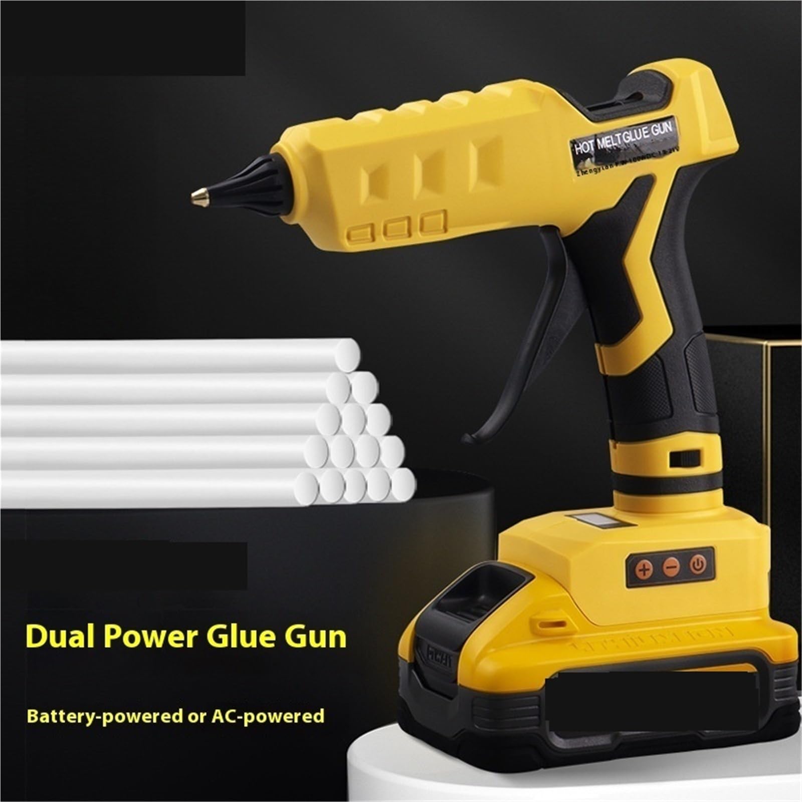 Bezprzewodowy pistolet do klejenia Bezprzewodowy Pistolet Do Kleju Na Akumulator Elektryczny Spawanie Powietrza DIY Home Crafts,do szybkich napraw w domu