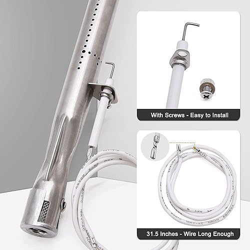 Miniatura 6 de Adviace Piezas de repuesto de parrilla para parrilla Char Griller 5050, 5650, 2121, 3001, 5072, 3030, 2123, 2828, King Griller 3008, 5252, rejillas