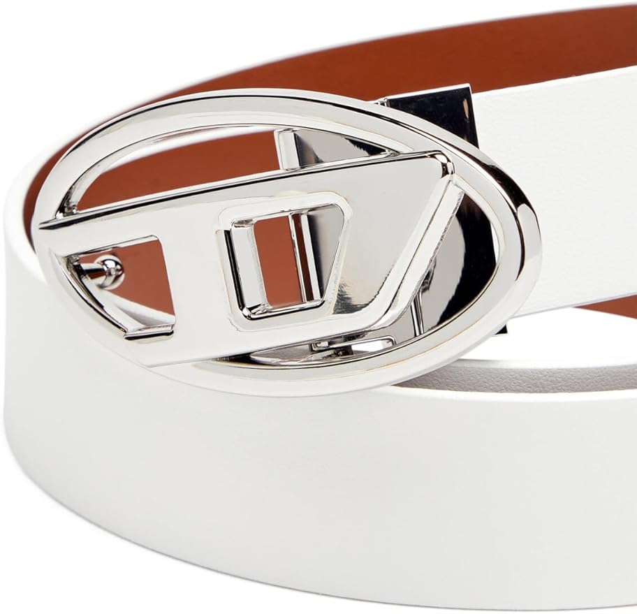 DIESEL Dロゴホワイトベルト CM 75 DIESEL Dロゴホワイトベルト CM 75 DIESEL Dロゴホワイトベルト CM 75