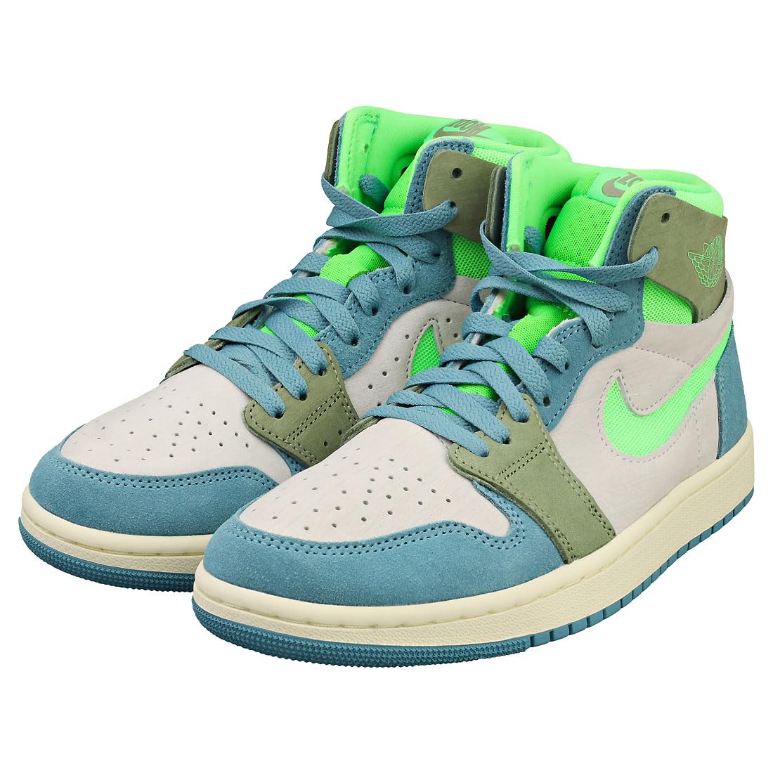 Nike Zapatos Air Jordan 1 Mid Zoom CMFT 2 Cerulean/OilGreen