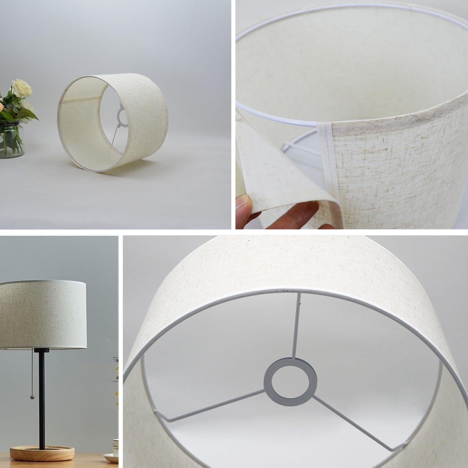 Light & Living lampenkap Breska - naturel - 30