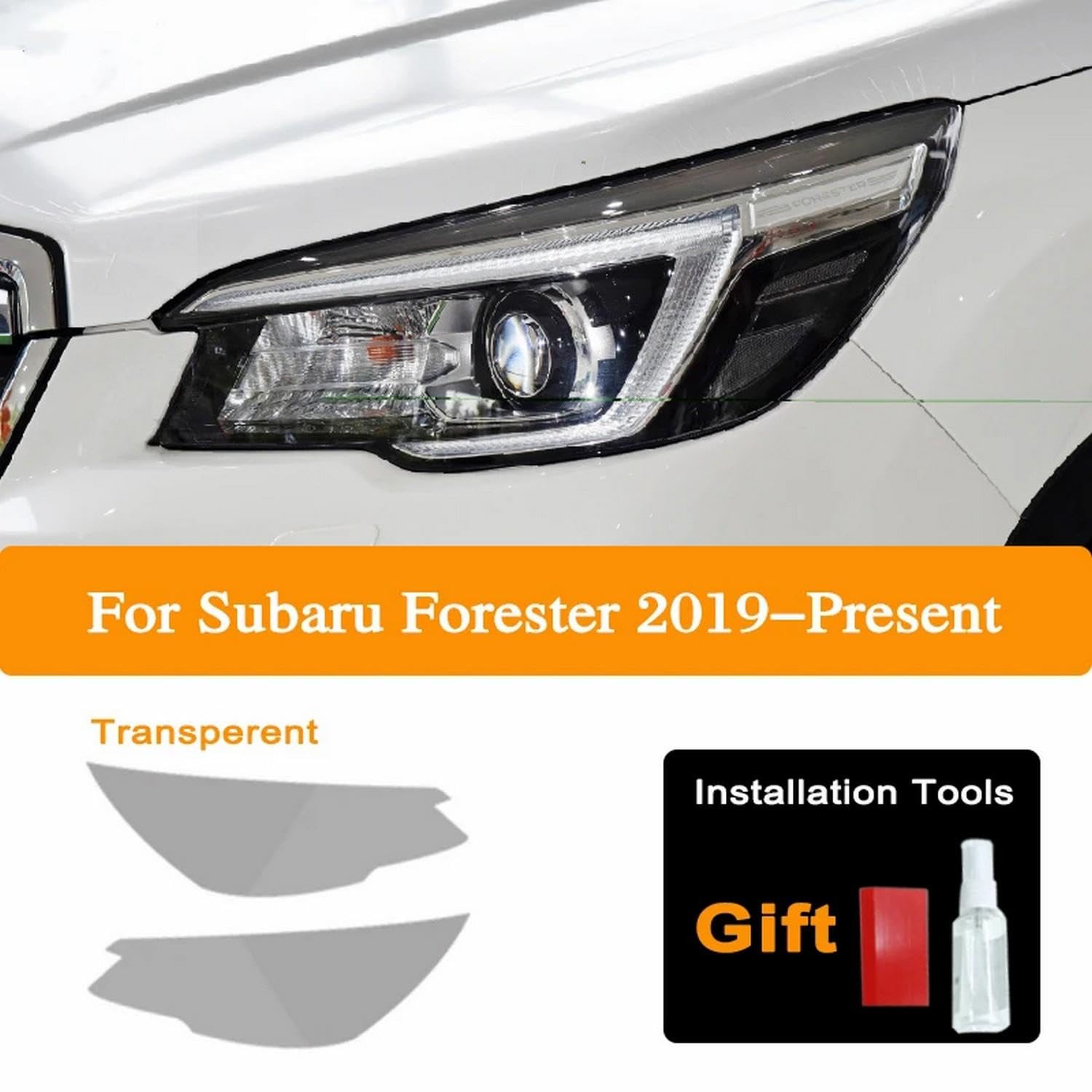 Zewnętrzne Reflektory samochodowe PPF Folia ochronna Odporna na zarysowania Naprawa zarysowań Folia TPU przezroczysta, Do Subaru Forster Impreza