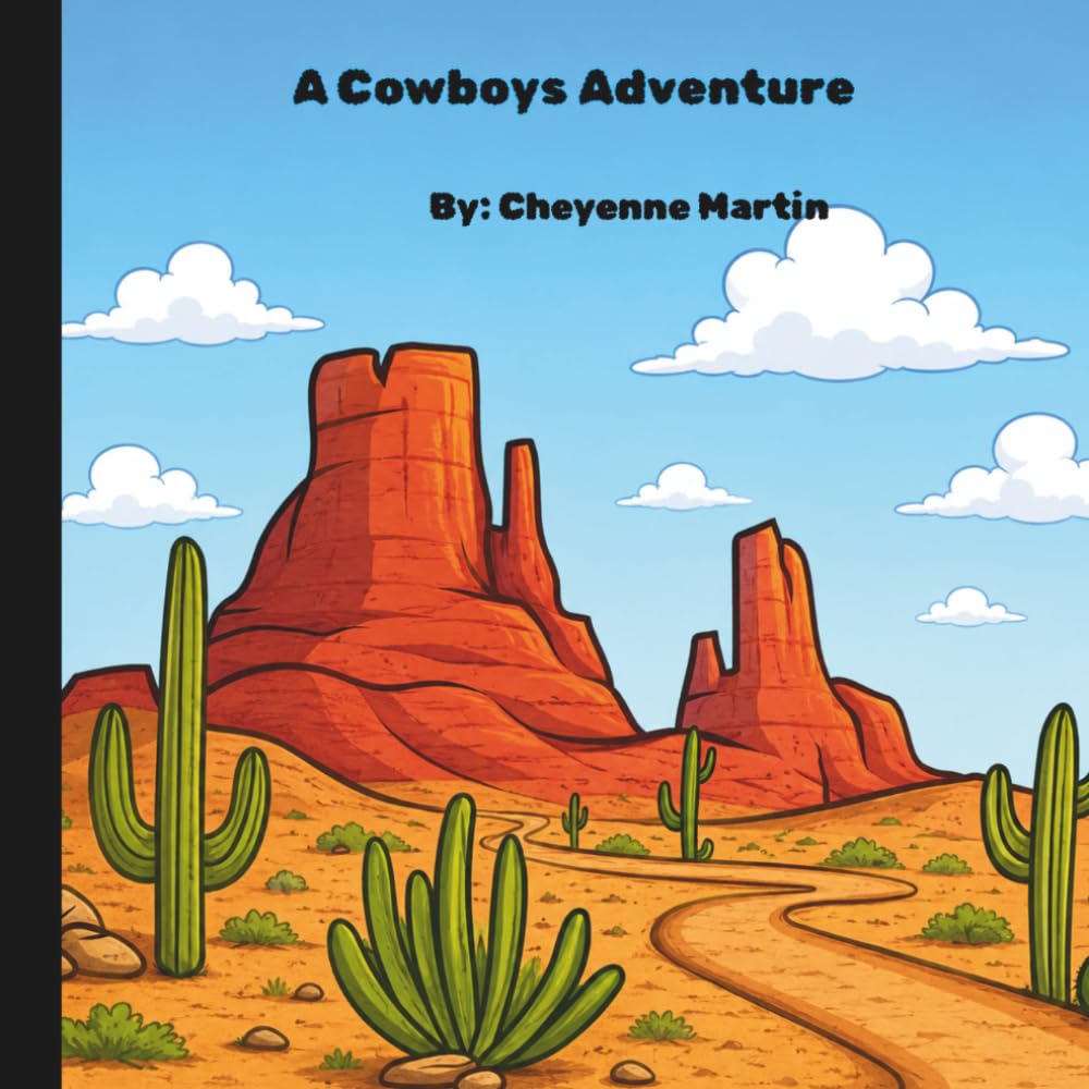 A Cowboys Adventure: A Fun Western Coloring Book for Kids Ages 3–8