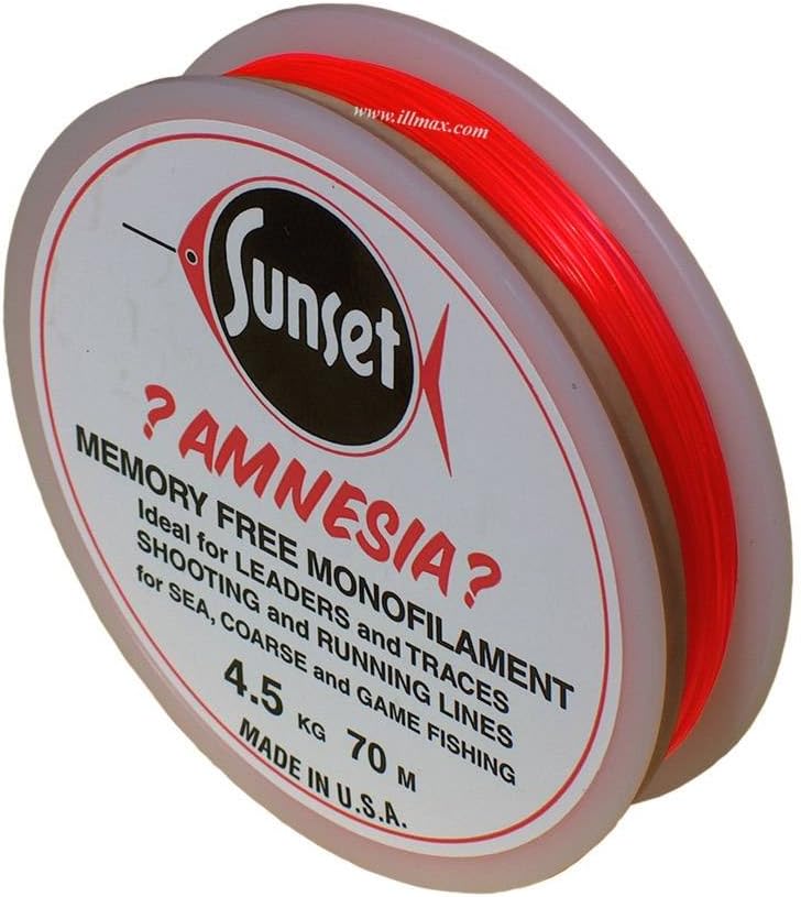 Sunset Amnesia Nylon 100 m Red, red, 25 lbs - 11.4kg - 100 m