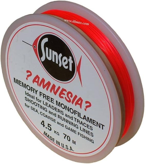 Amnesia Memory Free Monofilament Line Fl. Red 30 lb